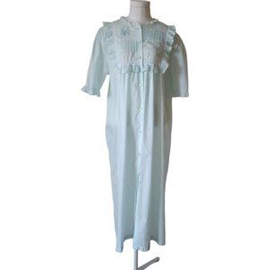 Vintage light blue full length nightgown